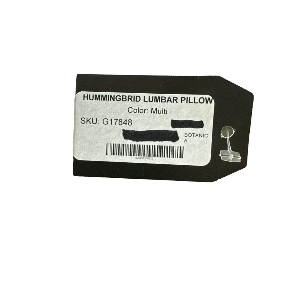 TAG Brand‎ Throw Accent Hummingbird  Pillow- Brand New With Tag 15
